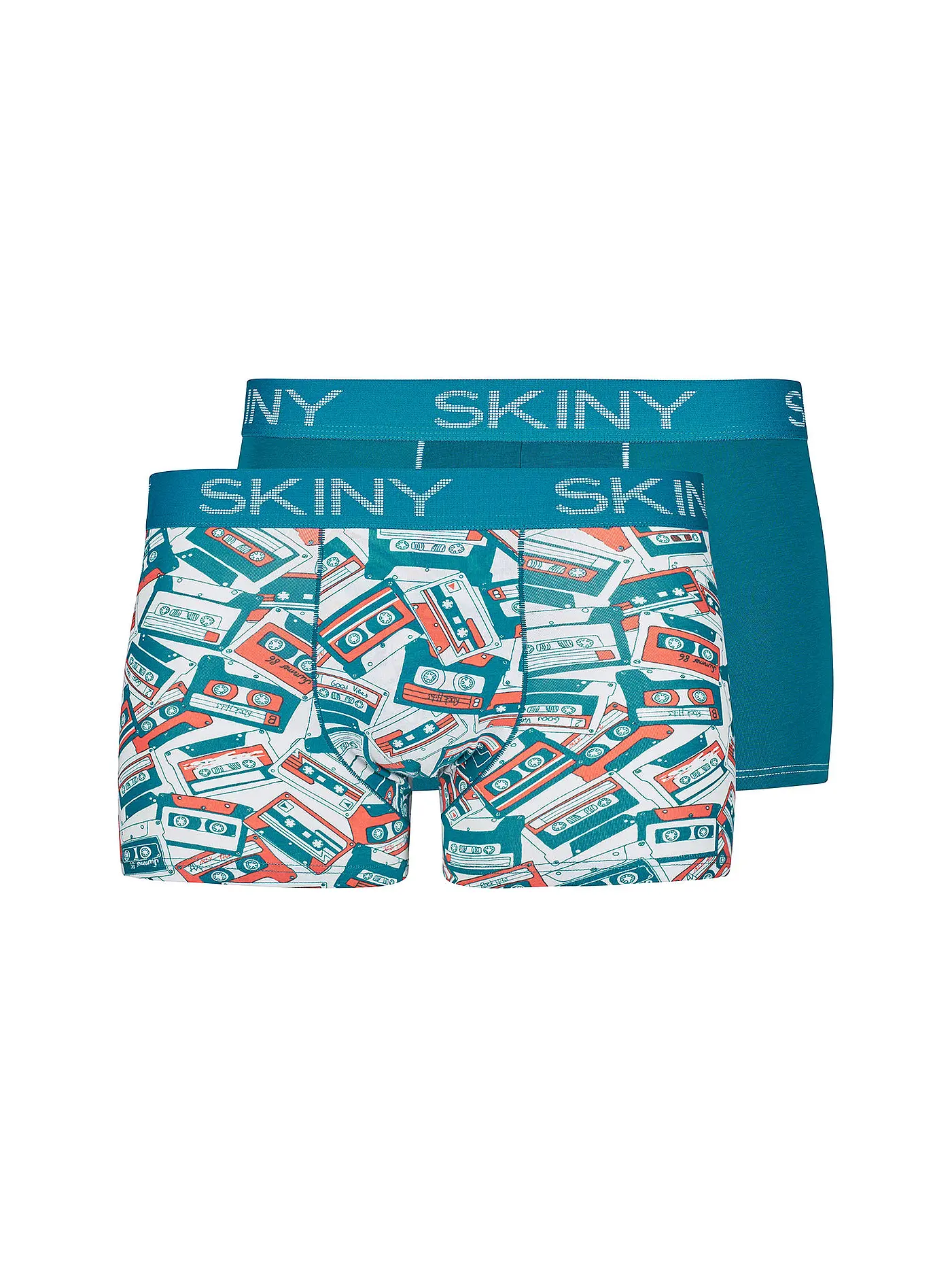 SKINY | Pants 2er Pkg. ivory spots selection | blau